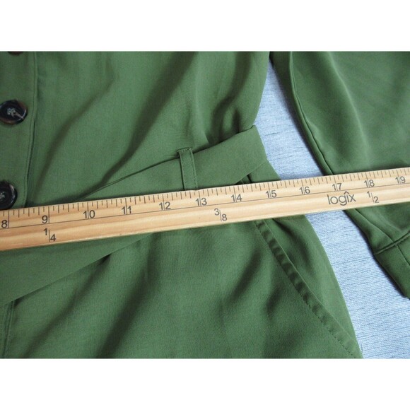 A Calin by Flying Tomato Jumpsuit Women M Green Boho Hippie Romper Classy Career - Picture 11 of 15